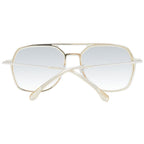 Lozza Beige Acetate & Plastic Sunglasses