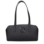 Karl Lagerfeld Black Leather Shoulder Bag