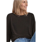 Street One Brown Viscose Long Sleeve T-Shirt