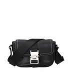 Karl Lagerfeld Black Leather Crossbody Bag