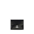 Vivienne Westwood Black Calf Leather Bos Taurus Wallet