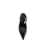 Ferragamo Black Calf Leather Bos Taurus Pumps