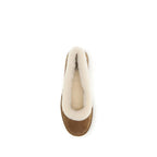 UGG Beige Suede Leather Ballet Flats