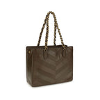 Valentino Garavani Brown Lamb Ovis Aries Shoulder Bag