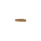 Valentino Garavani Brown Calf Leather Bos Taurus Bracelet