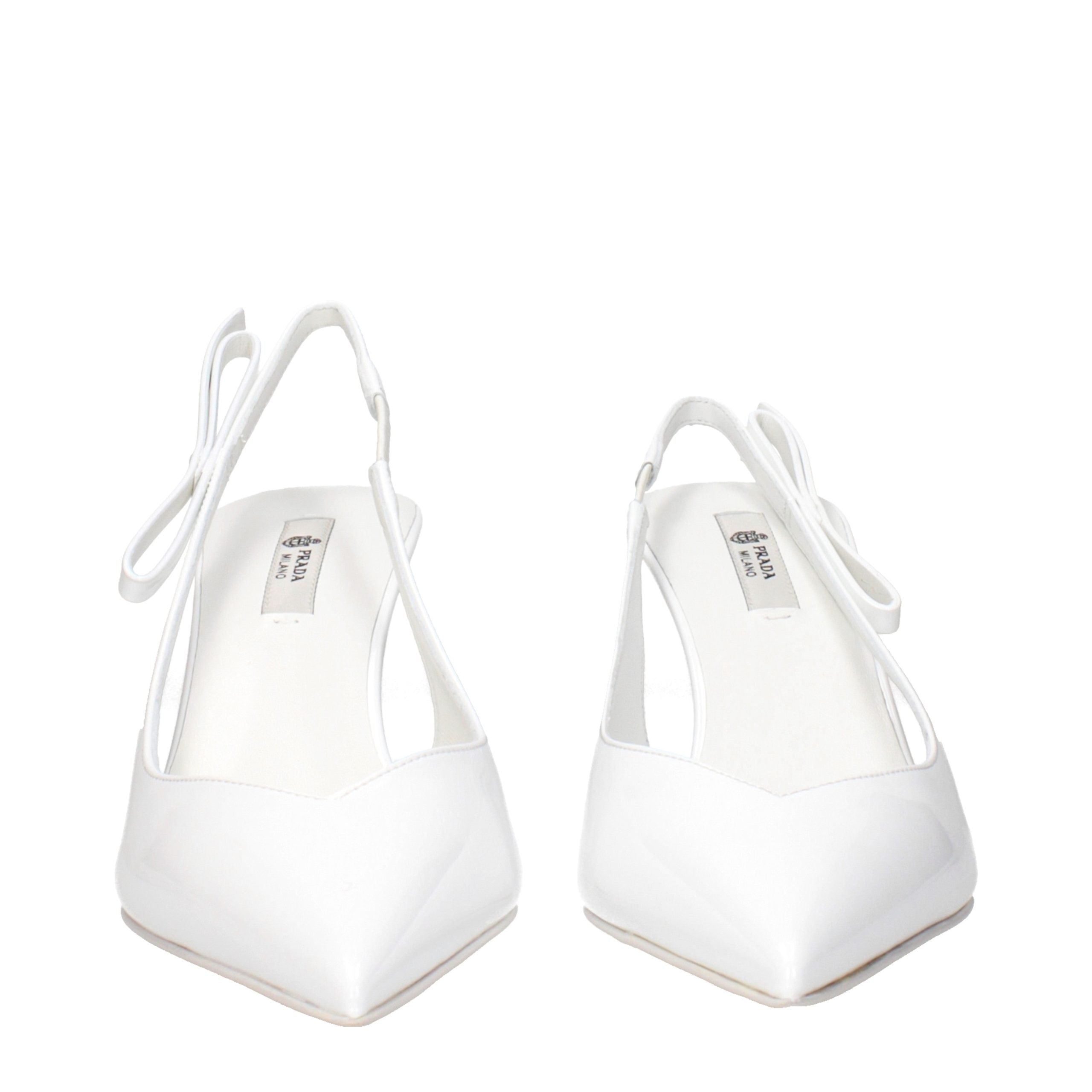 Prada White Leather High Heel Pumps – Zeiniez