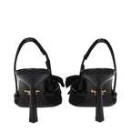 Prada Black Fibres High Heel Pumps
