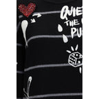 PINKO Black Wool Oves Aries Sweatshirt