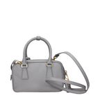 Prada Gray Leather Handbag