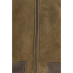 Salvatore Santoro Brown Lamb Ovis Aries Full-Length Jacket