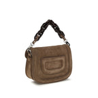 Pierre Hardy Brown Goatskin Shoulder Bag