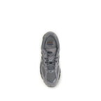 New Balance Gray Fabric Athletic Sneakers
