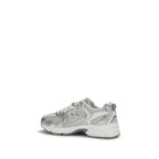 New Balance White Polyamide Athletic Sneakers