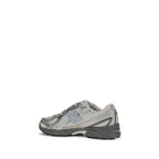 New Balance Gray Fabric Athletic Sneakers
