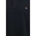 Vivienne Westwood Black Cotton Polo Shirt