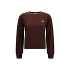 Maison Kitsuné Brown Wool Oves Aries Sweatshirt
