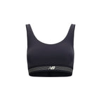 New Balance Black Polyester Sport Bra