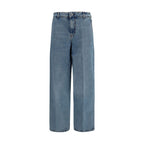 Ami Paris Blue Cotton Jeans Denim
