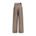 Brunello Cucinelli Beige Cotton Jeans Denim
