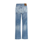 Tom Ford Blue Cotton Bootcut Jeans