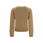 Ganni Beige Alpaca Vicugna Pacos Sweatshirt