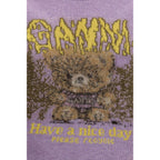 Ganni Gray Alpaca Vicugna Pacos Sleeveles Sweater