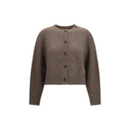 Loulou De Saison Brown Wool Oves Aries Cardigan