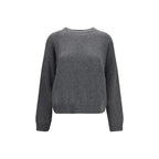Loulou De Saison Gray Wool Oves Aries Sweatshirt