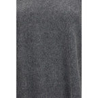 Loulou De Saison Gray Wool Oves Aries Sweatshirt