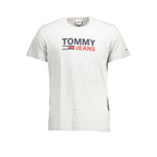 Tommy Hilfiger Grigio Organic Cotton Mens T-Shirt