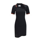 Vivienne Westwood Black Cotton Casual Dress
