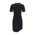Vivienne Westwood Black Cotton Casual Dress