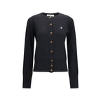 Vivienne Westwood Black Wool Oves Aries Cardigan