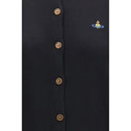 Vivienne Westwood Black Wool Oves Aries Cardigan