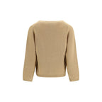 Allude Beige Cashmere Sweater