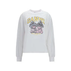 Ganni White Cotton Sportswear
