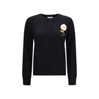 Ganni Black Wool Oves Aries Sweatshirt