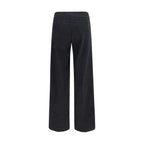 Avenue Montaigne Gray Cotton Casual Pants