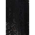 Fendi Black Silk Midi Skirt