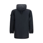 Stone Island Black Polyester Full-Length Jacket
