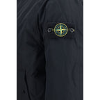 Stone Island Black Polyester Full-Length Jacket