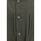 Brunello Cucinelli Bicolor Cotton Full-Length Jacket