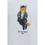 Maison Kitsuné White Cotton T-Shirt