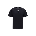 Palm Angels Black Cotton T-Shirt