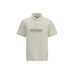 Palm Angels Beige Cotton Polo Shirt