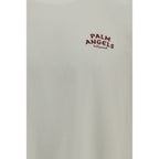 Palm Angels Beige Cotton T-Shirt