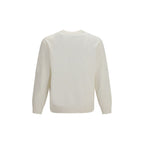 C.P. Company White Wool Oves Aries Sweatshirt