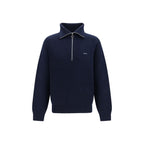 Prada Blue Wool Oves Aries Polo Shirt