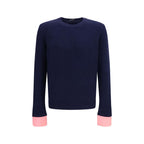 Prada Blue Wool Oves Aries Sweatshirt