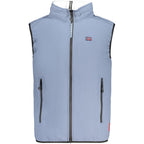Norway 1963 Azzurro Poliestere Mens Vest